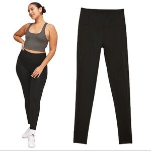 Girlfriend Collective | Black High Rise Leggings